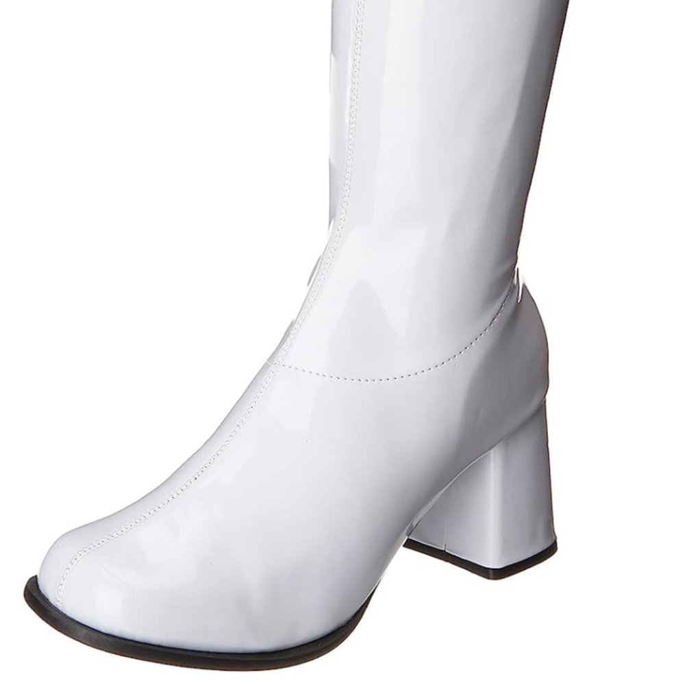 Amazon white knee high boots worn once good condition